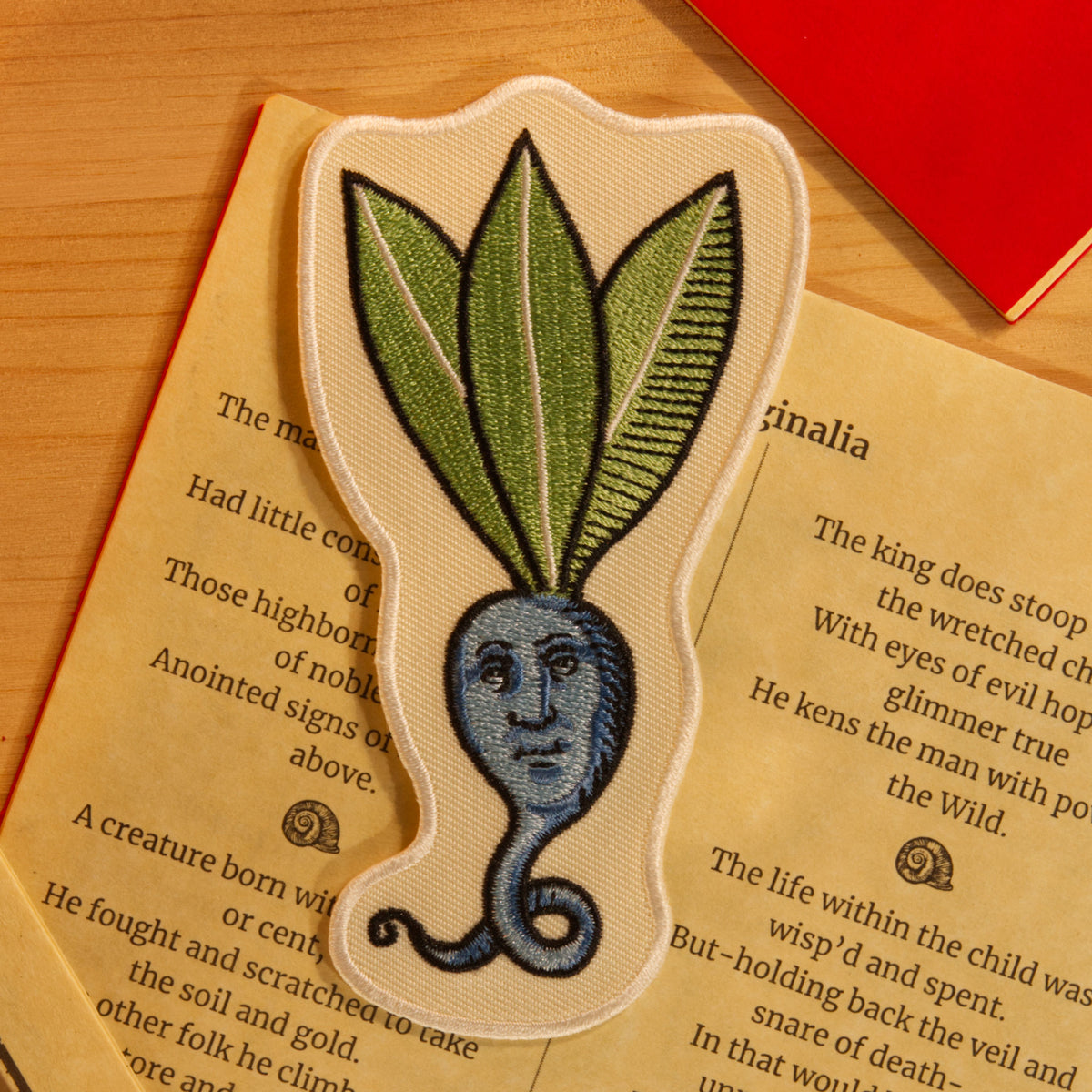Medieval Turnip - Embroidered Patch – ratti incantati
