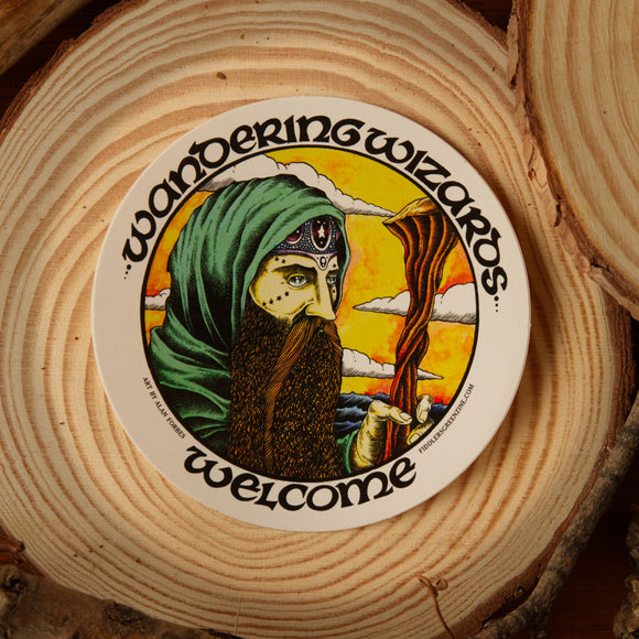 Wandering Wizards Welcome Sticker